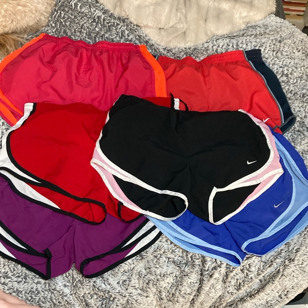 Nike Tempo Running Shorts Size M Bundle (6 pairs)